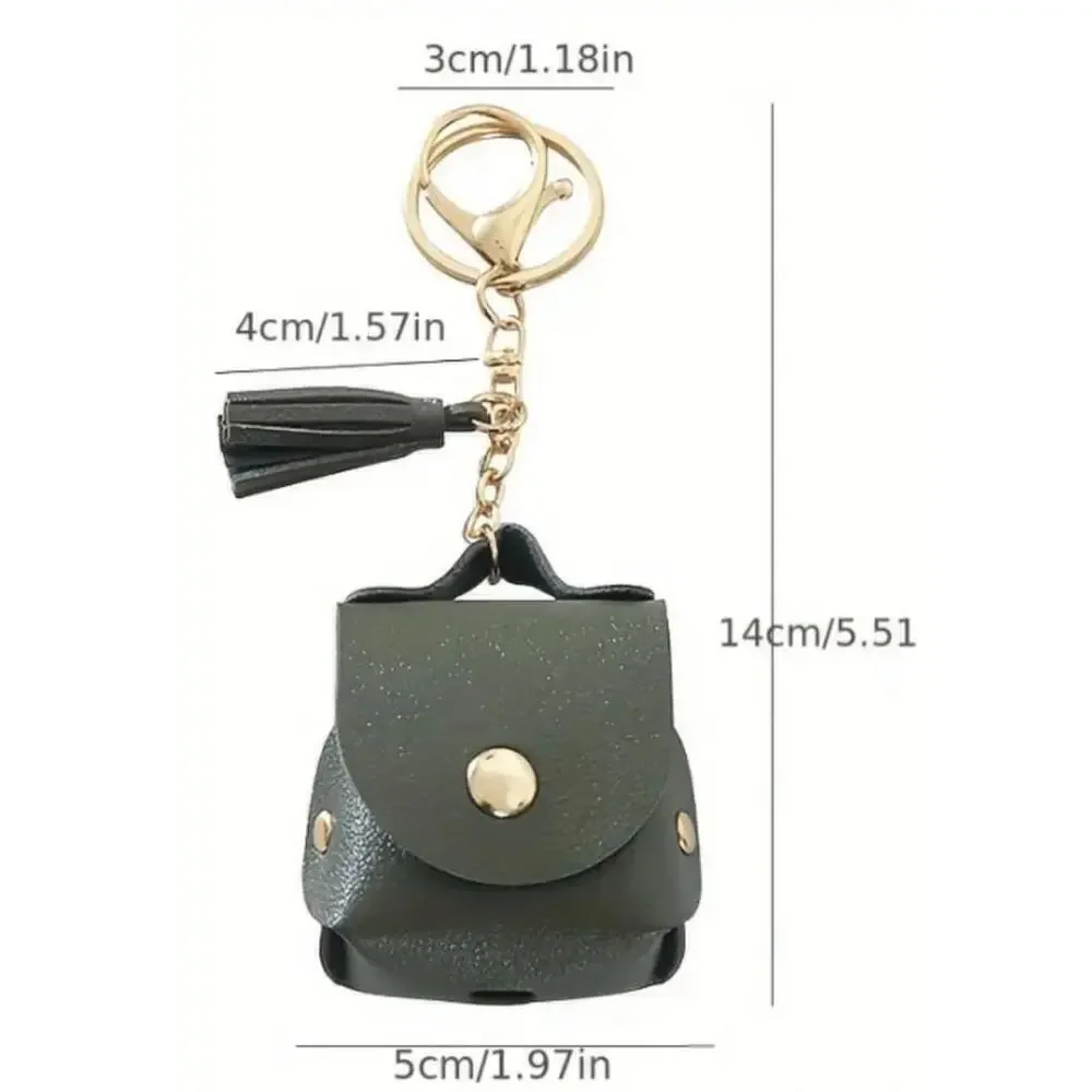 Earbud Case Keychain In Yellow - Picture 9 of 9